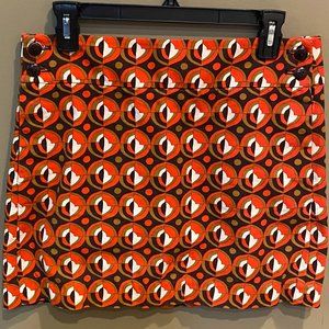 SOLD J. Crew Abstract Mini Skirt Women Size 4